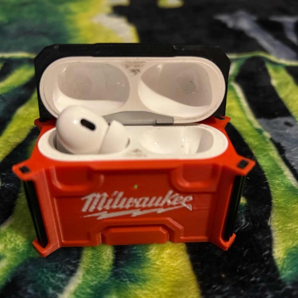 Milwaukee Red Earbud Case